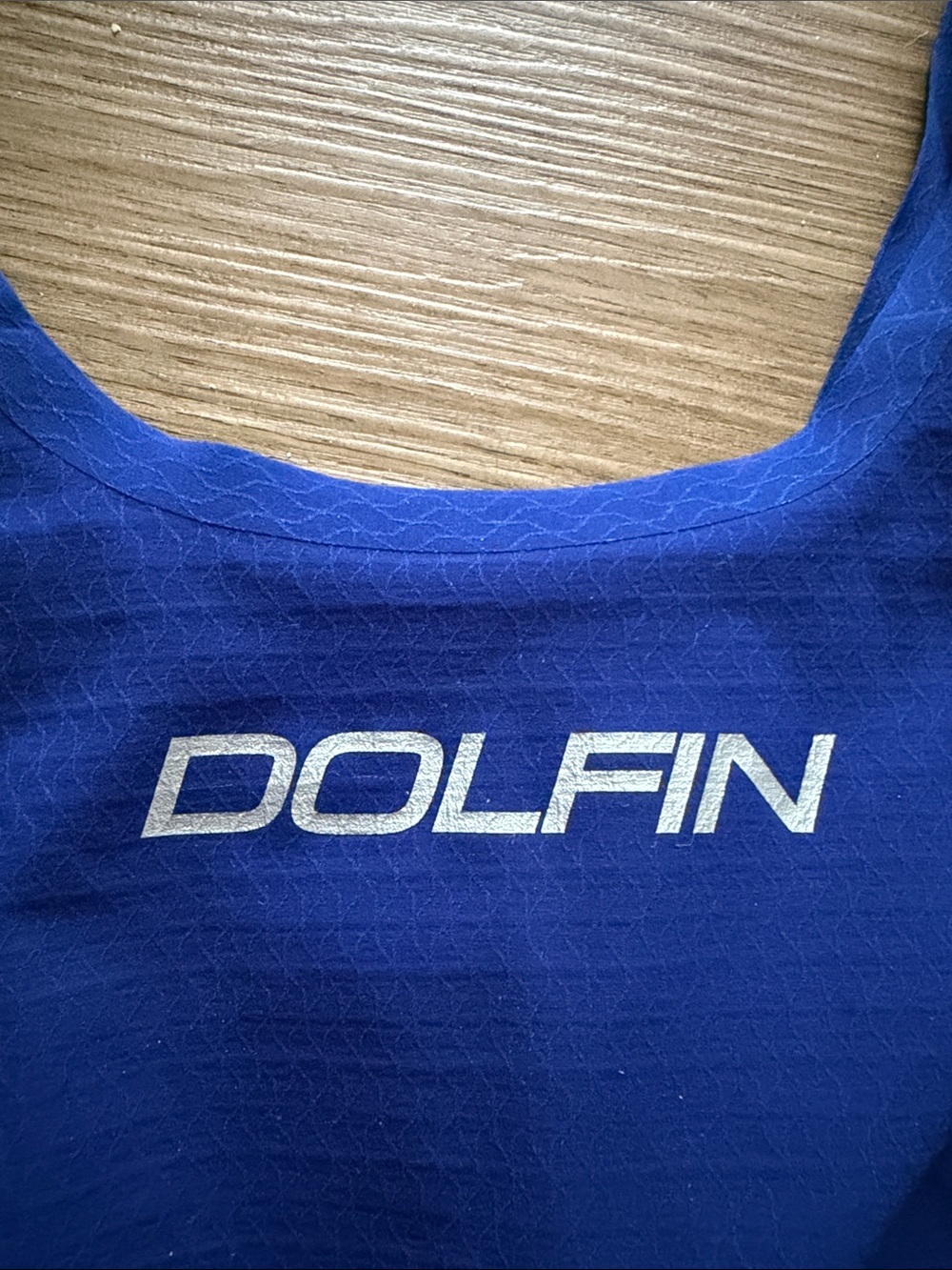 Dolfin Titanium Knee Length Fina Approved Knee Technical Swimsuit Sz 24 Blue - Picture 3 of 9